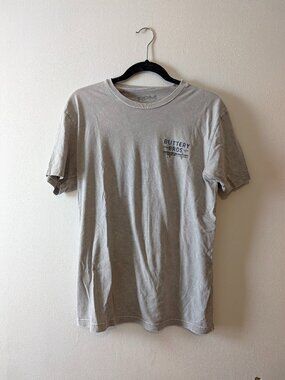 RPM Training Co x Buttery Bros Graphic Tee Grey Pancake Dagger Shirt size M